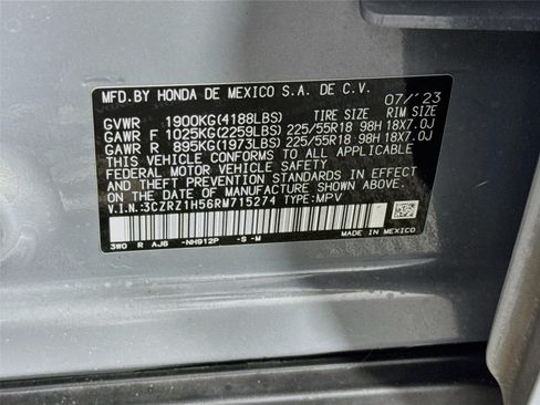 Used 2024 Honda HR-V Sport image 31
