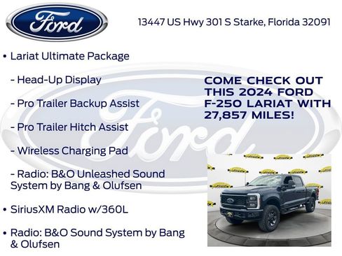 Certified 2024 Ford F250 Lariat w/ Lariat Ultimate Package AWD/4WD image 32