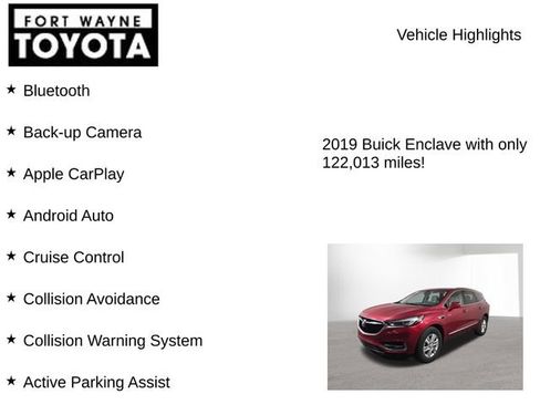 Used 2019 Buick Enclave Premium w/ Trailering Package, 5000 lbs. AWD/4WD image 8