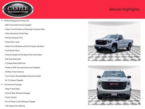 Used 2024 GMC Sierra 1500 Pro w/ Pro Value Package AWD/4WD image 3