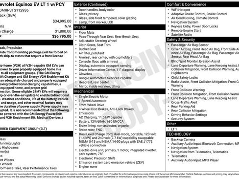New 2026 Chevrolet Equinox EV LT image 30
