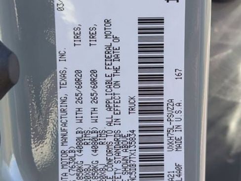 New 2026 Toyota Tundra Platinum AWD/4WD image 27