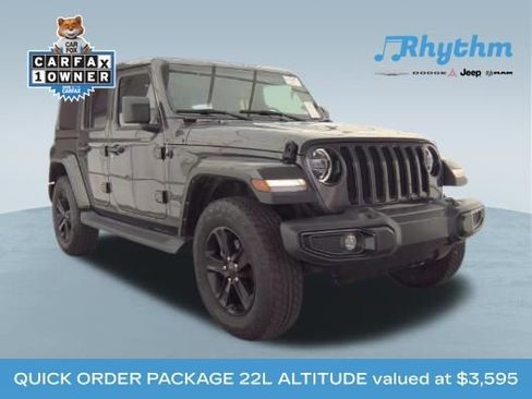 Used 2021 Jeep Wrangler Unlimited Sahara AWD/4WD image 1