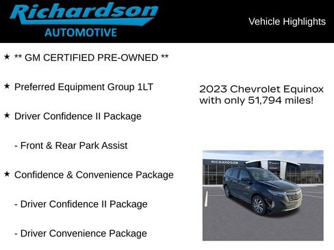 Certified 2023 Chevrolet Equinox LT image 12