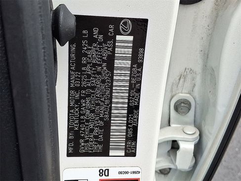 Certified 2022 Lexus ES 350 w/ Premium Package image 29