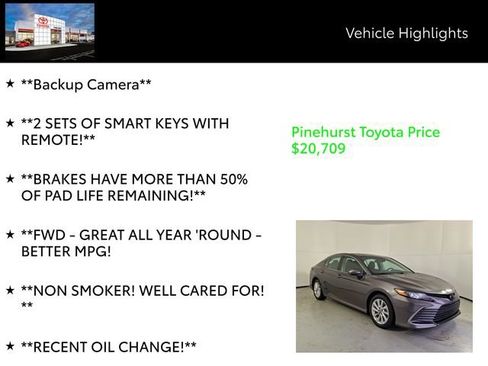 Certified 2024 Toyota Camry LE image 13