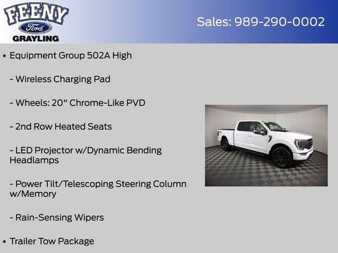 Certified 2023 Ford F150 Lariat w/ Equipment Group 502A High AWD/4WD image 13