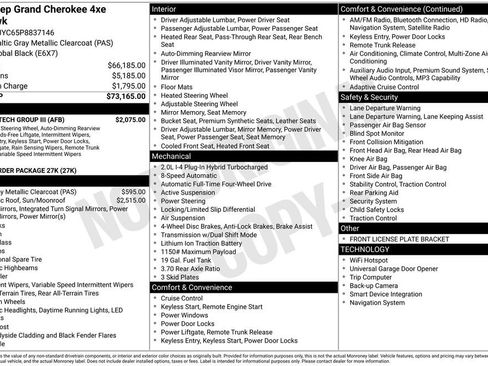 Used 2023 Jeep Grand Cherokee Trailhawk w/ Luxury Tech Group III image 2