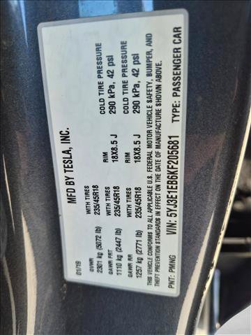 Used 2019 Tesla Model 3 Long Range AWD/4WD image 17