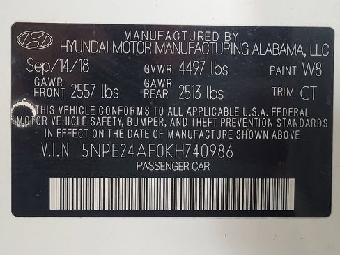 Used 2019 Hyundai Sonata SE FWD image 33