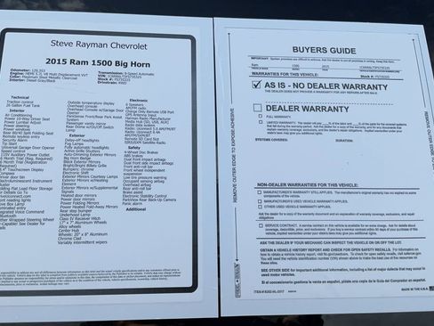 Used 2015 RAM 1500 Big Horn RWD image 25