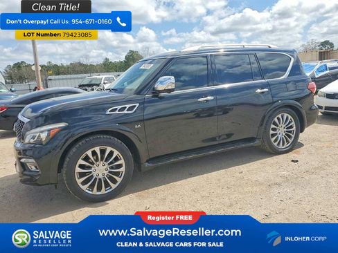 Used 2016 INFINITI QX80 4WD w/ Deluxe Technology Package image 1