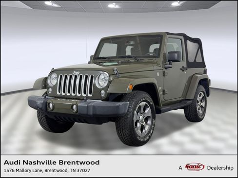 Used 2016 Jeep Wrangler Sahara w/ Connectivity Group AWD/4WD image 1