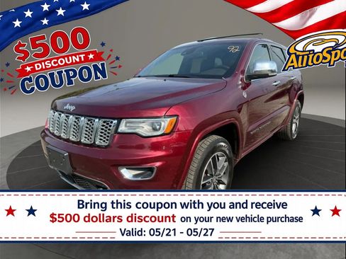 Used 2018 Jeep Grand Cherokee Overland AWD/4WD image 1
