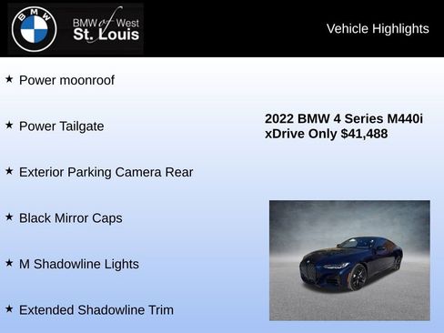 Used 2022 BMW 440i xDrive Coupe w/ Premium Package image 16