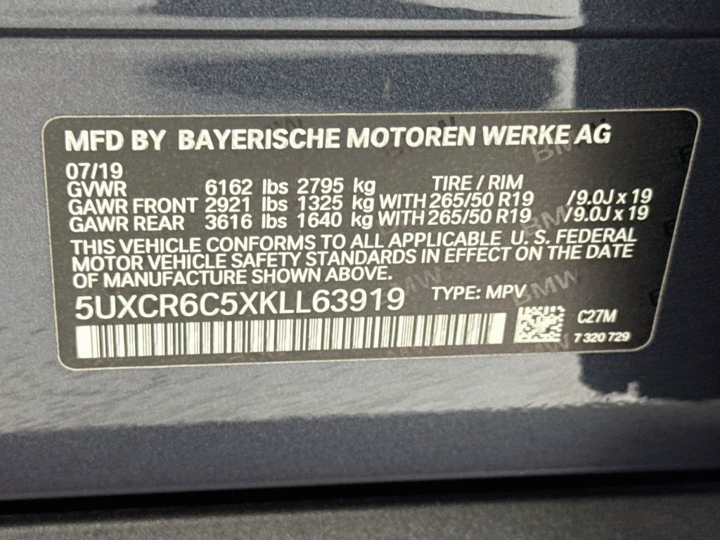 Used 2019 BMW X5 xDrive40i w/ Convenience Package AWD/4WD image 34