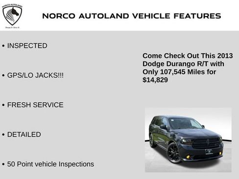Used 2013 Dodge Durango R/T w/ Entry Nav/Commuter Group image 7