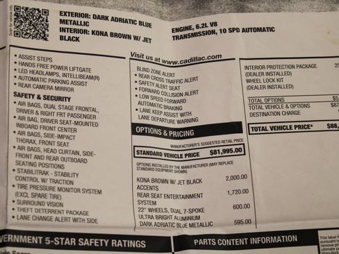 Used 2018 Cadillac Escalade Luxury image 95