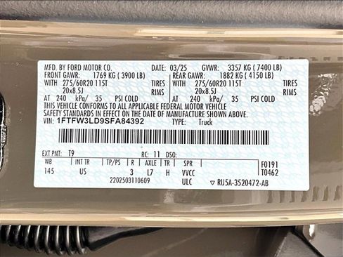 New 2025 Ford F150 XLT w/ Equipment Group 303A High image 14