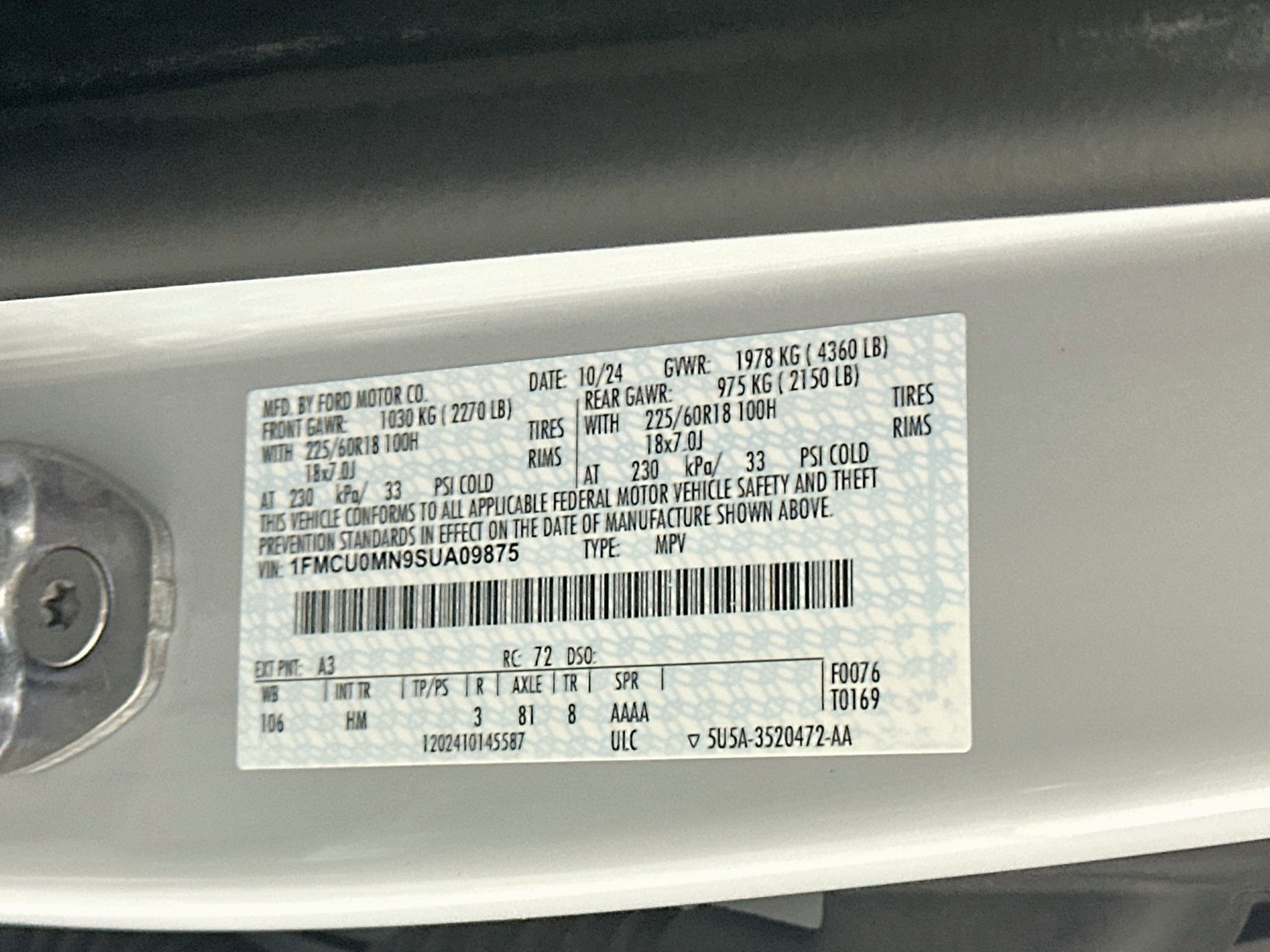 Used 2025 Ford Escape ST-Line FWD image 12
