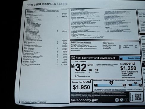 New 2026 MINI Cooper S image 40
