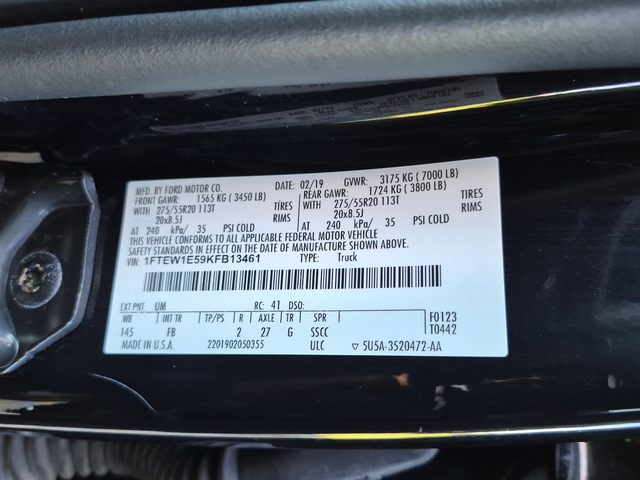 Used 2019 Ford F150 XLT w/ Equipment Group 302A Luxury AWD/4WD image 32
