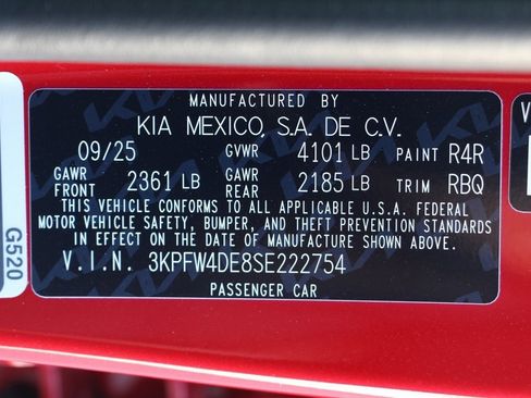 New 2025 Kia K4 GT-Line w/ GT-Line Sunroof Package image 21