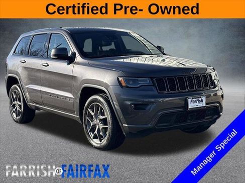 Certified 2021 Jeep Grand Cherokee Overland w/ Quick Order Package 28K 80th AWD/4WD image 1