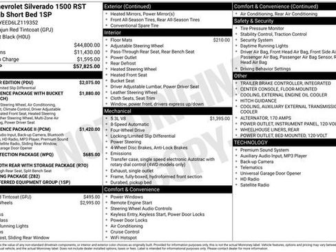 Used 2020 Chevrolet Silverado 1500 RST w/ All-Star Edition image 2