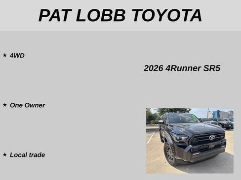Used 2026 Toyota 4Runner SR5 AWD/4WD image 18