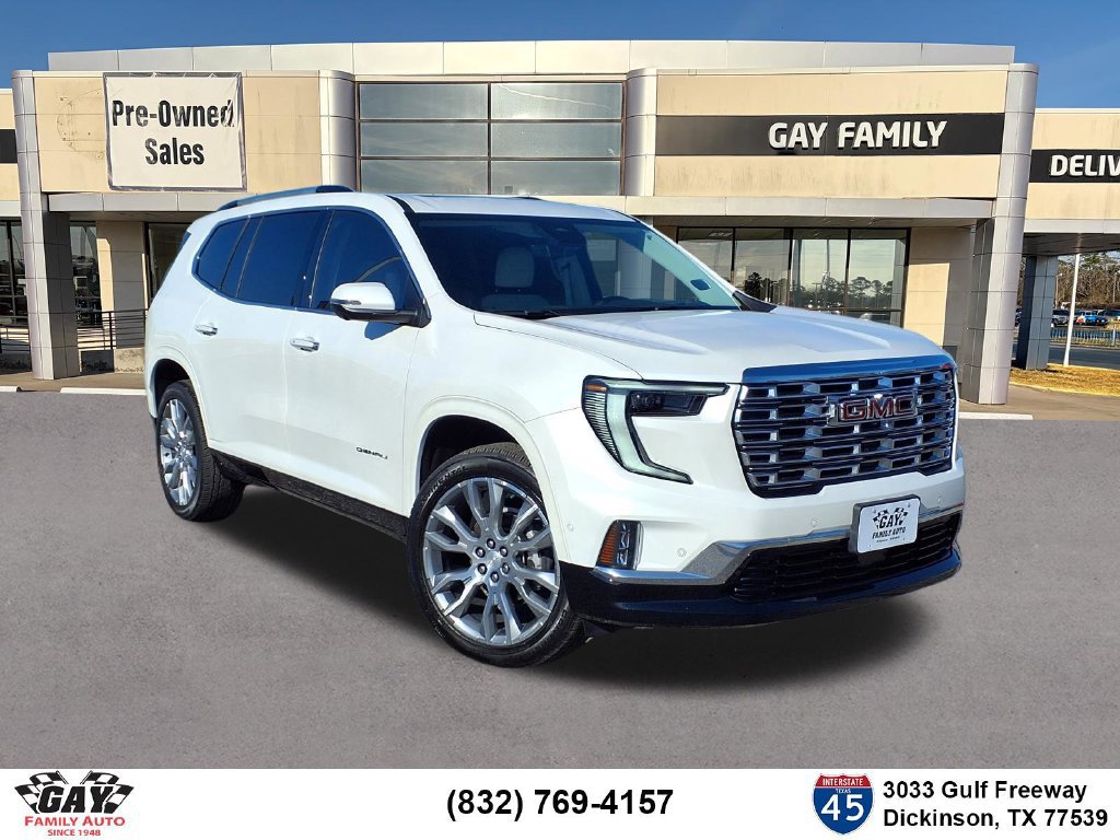 Certified 2025 GMC Acadia Denali w/ Super Cruise Package FWD 360° Tour