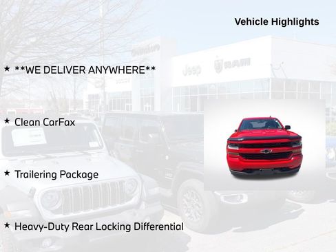 Used 2018 Chevrolet Silverado 1500 Custom w/ Custom Value Package AWD/4WD image 5