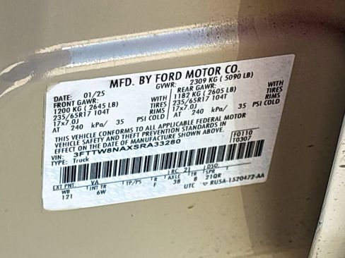 Used 2025 Ford Maverick Tremor AWD/4WD image 33