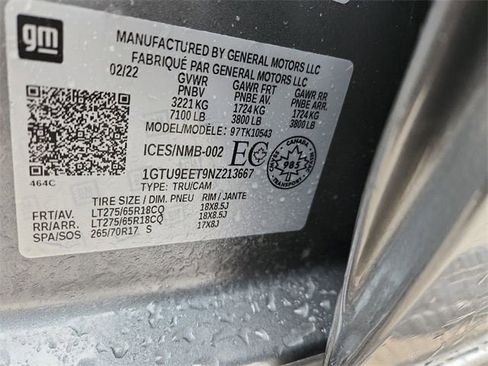 Certified 2022 GMC Sierra 1500 AT4 image 32