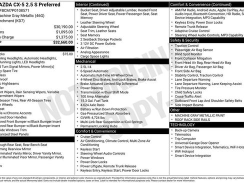 Used 2023 MAZDA CX-5 AWD 2.5 S image 4