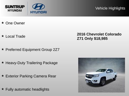 Used 2016 Chevrolet Colorado Z71 RWD image 8