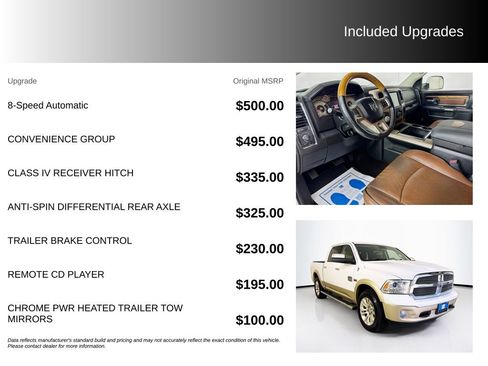 Used 2013 RAM 1500 Laramie Longhorn w/ Convenience Group RWD image 5