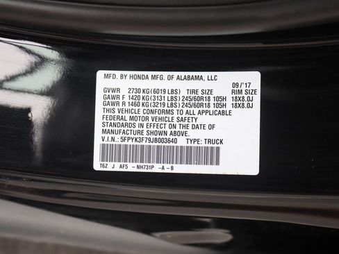 Used 2018 Honda Ridgeline RTL-E image 40