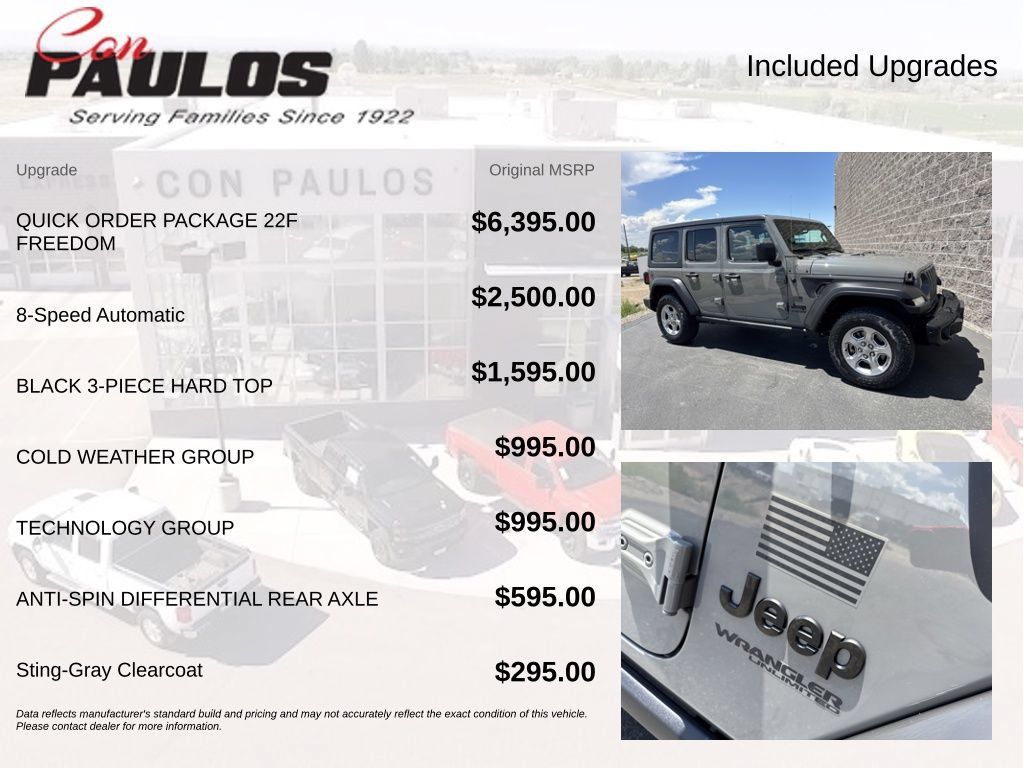 Used 2021 Jeep Wrangler Unlimited Sport AWD/4WD image 4