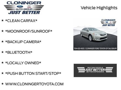 Used 2014 Toyota Camry XLE FWD image 3