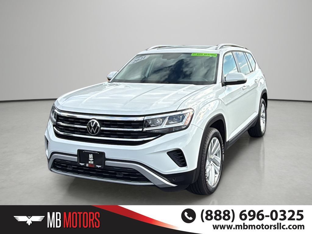 Used 2021 Volkswagen Atlas SEL AWD/4WD image 1
