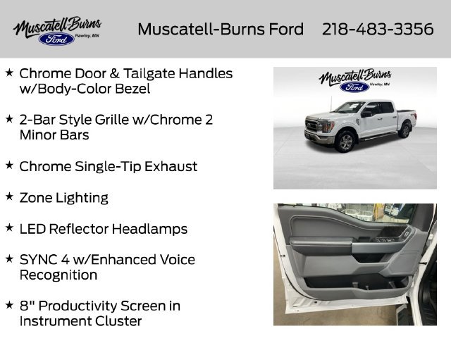 Used 2023 Ford F150 XLT w/ Equipment Group 302A High AWD/4WD image 21
