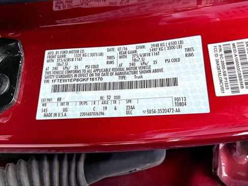 Used 2016 Ford F150 XLT w/ Equipment Group 301A Mid AWD/4WD image 32