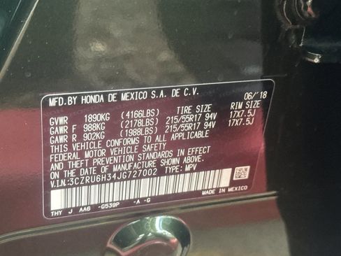 Used 2018 Honda HR-V LX image 19