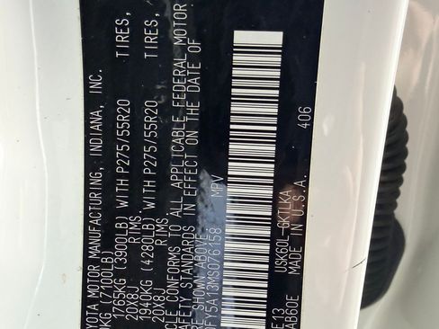 Used 2021 Toyota Sequoia Limited w/ Safety & Convenience Package image 20