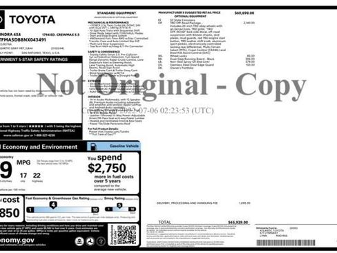 Used 2022 Toyota Tundra 1794 Edition w/ TRD Off-Road Package image 28