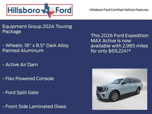 Certified 2026 Ford Expedition Max Active AWD/4WD image 9