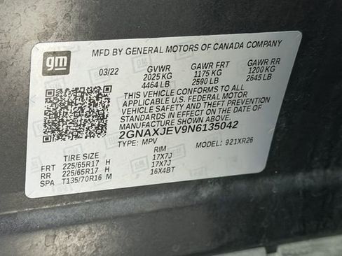 Used 2022 Chevrolet Equinox LT w/ Driver Convenience Package image 36