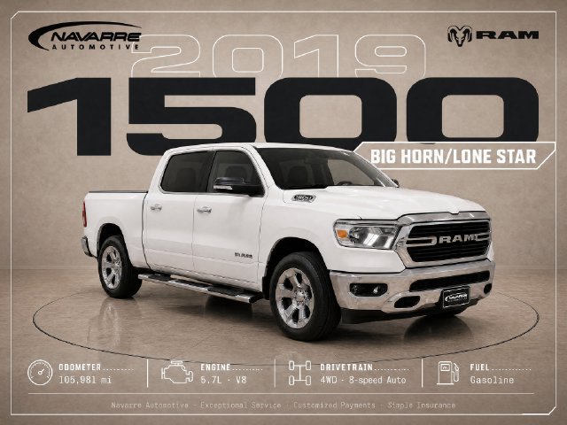 Used 2019 RAM 1500 Big Horn AWD/4WD image 1