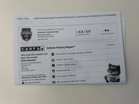 Used 2024 Audi RS 6 performance image 37